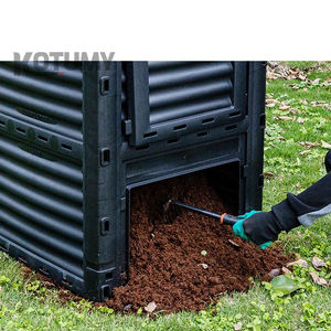 Nouvelle Bac à Compost en <span class=keywords><strong>Plastique</strong></span> et Boîte pour Jardin, Pépinière, Feuilles Tombées, Engrais Organique, Fermentation - Garantie 1 An - Product Image 6