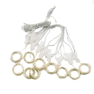 <b>Led</b> Copper <b>Wire</b> Curtain <b>Light</b> 3M Warm White <b>Led</b> Remote Control Wedding Bedroom Decoration - Product Image 5