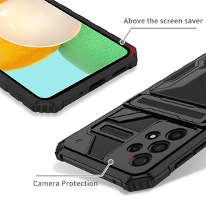 <span class=keywords><strong>Coque</strong></span> de <span class=keywords><strong>protection</strong></span> antichoc avec fente pour carte et support pour <span class=keywords><strong>Samsung</strong></span> <span class=keywords><strong>Galaxy</strong></span> A53 A13 A04S A21S A20S A10S A72 A02 - Product Image 4