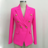 Nouveau design – Blazer pour femme en tissu uni croisé, anti-plis, brodé à la main, vert olive, idéal pour le bureau