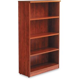 Alera Valencia Series ALEVA635632MC Librería de 4 estantes 31.75 pulgadas. X 14 pulgadas X 54.88 Pulgadas Cereza Mediana - Product Image 1