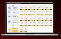 Système SCADA GF New Energy pour tracker solaire à axe unique avec contrôle astronomique et de suivi inversé, 120 TCUs, protection IP65