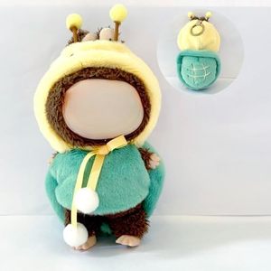 POP MART labubu ตุ๊กตาผ้าพลัฌ Labubu ขนาด15ซม. 17ซม. ลายสก๊อตน่ารักสไตล์ DIY ของเล่นชุดอุปกรณ์เสริมที่กำหนดเองขายส่ง - Product Image 5