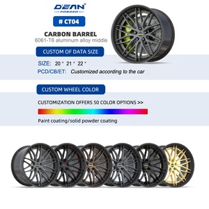 ล้อคาร์บอนไฟเบอร์ CT04 FORGED รุ่นใหม่ น้ำหนักเบา ขนาด 20-22 นิ้ว 5X112/114.3/120/130 สีดำ แบบสองชิ้น อัพเกรดสำหรับ - Product Image 6