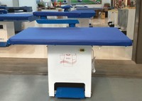 Table à repasser industrielle et commerciale QS-A-1500 avec fer à vapeur et chaudière à vapeur, table à repasser à vapeur pour jeans et tissus