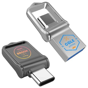 Memoria <span class=keywords><strong>USB</strong></span> Personalizada con Logotipo para Teléfono Móvil, Tipo <span class=keywords><strong>C</strong></span>, <span class=keywords><strong>2</strong></span> en 1, OTG, 16GB, <span class=keywords><strong>USB</strong></span> 3.0, para Teléfonos Inteligentes y Portátiles - Product Image 1