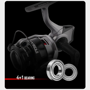 100% Abu Garcia Max X6000 5.2 389g 4 + 1B Trọng lượng nhẹ Graphite cơ thể quay câu cá - Product Image 4