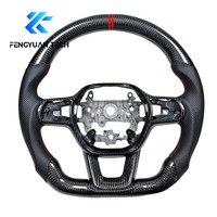 Volant personnalisé en fibre de carbone avec LED pour Honda Accord Crv Cr-v Civic 11e génération R Type Fl5 Si Acura Integra 6e génération 2021-2026