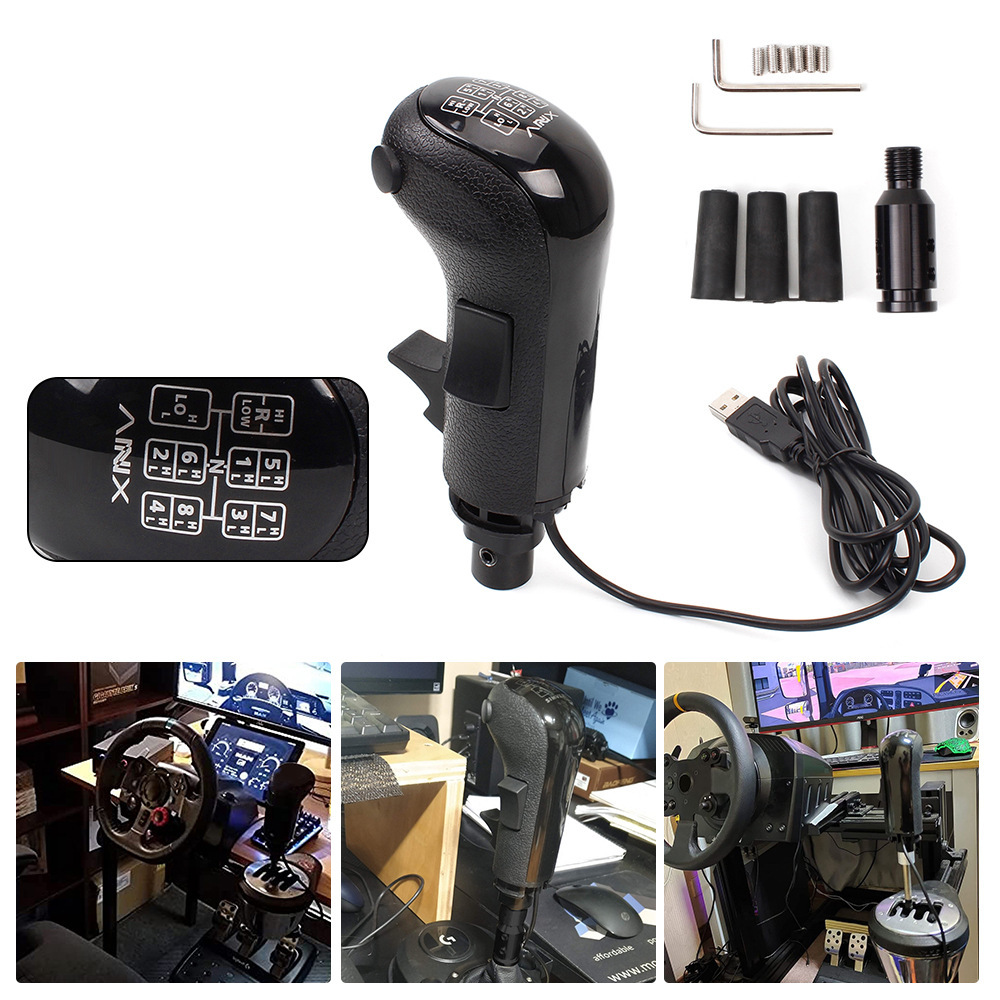 Factory Price Truck Simulator Shifter Racing Shifter Speed Gear <strong>Shift</strong> Knob USB <strong>Game</strong> Gear Shifter for Logitech G29 G27 G25 G923