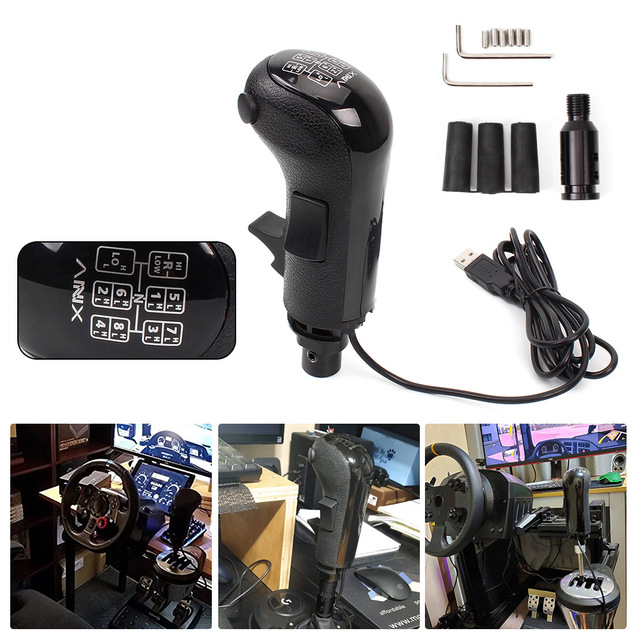 Factory Price Truck Simulator Shifter Racing Shifter Speed Gear Shift Knob USB Game Gear Shifter for Logitech G29 G27 G25 G923