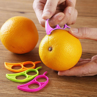 Mini Schilmesje voor Fruit, Citroenen, Sinaasappels en Citrusvruchten, Snelle Schil- en Snijder, Keukenhulpje voor Fruit en Groenten