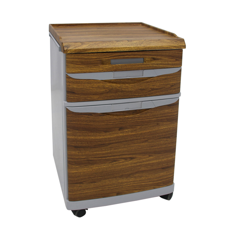 MN-BL005  Hospital beside cabinet Locker with Wood Grain