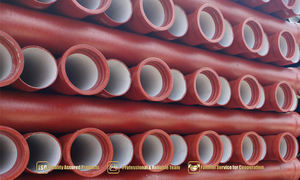 Prix usine Tuyau ductile en ciment à haute teneur en aluminium ISO2531 EN 545 598 K7 K8 K9 C40 C30 C25 DN 80 100 200 300 400 Huile <span class=keywords><strong>de</strong></span> <span class=keywords><strong>sulfate</strong></span> 6m - Product Image 5