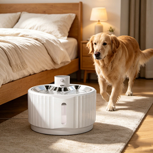 OEM Custom 2.8L Large Capacity Pet Water Fountain Eco Friendly Smart Dog Cat Water <b>Dispenser</b> - Product Image 1