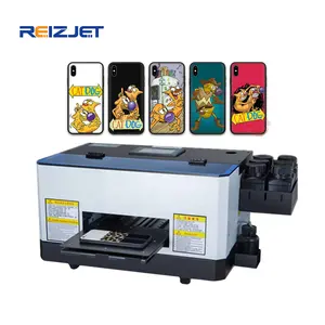 Reizjet High Quality L1800 L800 HeadCustom Mobile Phone Cover Printing Machine Flatbed Mini Logo A5 Uv Printer