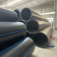 Tuyaux flexibles haute pression en PEHD PN10 PN16 PN20 pour l'approvisionnement en eau et l'irrigation goutte à goutte 630mm 710mm 800mm 1200mm 1600mm