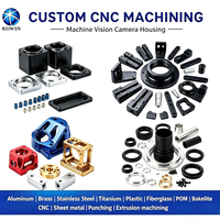 Boîtiers métalliques pour caméra en aluminium 7075 sur mesure OEM, solutions d'usinage CNC de précision pour boîtiers de caméra de vision industrielle pour l'automatisation