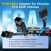 Adaptateur OBD2 THINKCAR 12+8 broches pour câble de déverrouillage de la passerelle de sécurité Chrysler, diagnostic des véhicules FCA SGW
