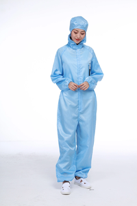 Manteau de laboratoire Esd/vêtements antistatiques <span class=keywords><strong>pour</strong></span> l'industrie alimentaire/manteau <span class=keywords><strong>antistatique</strong></span> <span class=keywords><strong>pour</strong></span> salle blanche - Product Image 2