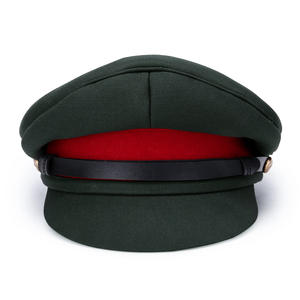 Cina XINXING cappello da ufficiale con ricamo personalizzato berretto da ufficiale in poliestere verde per capitani di sicurezza Soft Peak Cap - Product Image 1