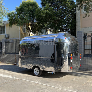 Remorque mobile simplifiée de nourriture | Chariot de rue élégant et moderne avec un entretien facile et un design durable - Product Image 3