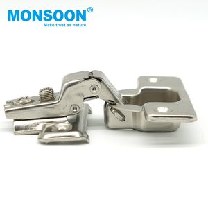 Kitchen Accessories 35mm Two-Way Adjustable 2 Holes Furniture Iron Short Arm Cabinet <b>Hinges</b> <b>for</b> Hospital & Exterior Use - Product Image 2