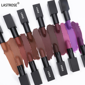 New đen ống Matte Son môi bán buôn 24 màu sắc không thấm nước Son môi lâu dài Vegan son môi nhãn hiệu riêng - Product Image 2
