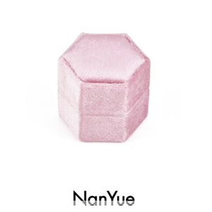 New Best-Selling <strong>Velvet</strong> Hexagon Portable Luxury Ring <strong>Box</strong> <strong>Velvet</strong> <strong>Jewelry</strong> <strong>Box</strong> Get Marry Ring Packaging <strong>Box</strong> Custom Printed Logo - Product Image 6