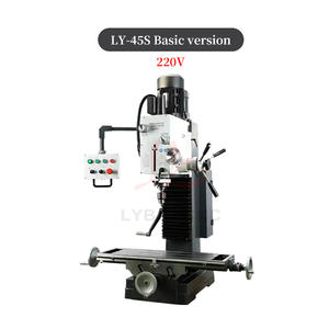 Machine de perçage, de fraisage et de taraudage multifonctionnelle LY-45S Dotée d'une échelle optique à 3 axes Alimentation automatique et base 220V 380V - Product Image 2