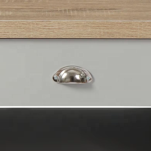 <span class=keywords><strong>Mesa</strong></span> de Centro Moderna, Superficie de Madera Clara <span class=keywords><strong>con</strong></span> Base Gris, <span class=keywords><strong>Mesa</strong></span> de Centro de 2 Niveles <span class=keywords><strong>con</strong></span> Cajón de Almacenamiento para Sala de Estar - Product Image 4