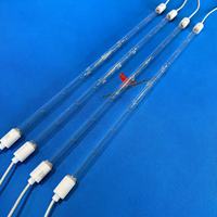 Tube infrarouge à ondes courtes, éclairage IR clair, résistant aux hautes températures, remplacement pour Heraeus, utilisé pour four à tube