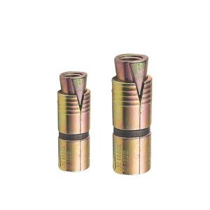 วัสดุโลหะผสมสังกะสีคุณภาพสูง <span class=keywords><strong>เหล็ก</strong></span>ชุบสังกะสีเหลือง ตัวยึดแบบขยายหัวเดียว ผิวเคลือบ TiCN สำหรับงานก่อสร้างอาคาร - Product Image 1