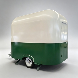 Camión de Comida Móvil Retro Auron, Acero Inoxidable y Fibra de Vidrio, para Hot Dogs y Papas Fritas, Uso Comercial en Exteriores, Fácil Montaje, Resistente a la Corrosión - Product Image 3