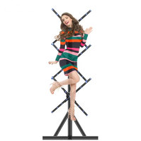 85cm 100cm support de sol épissage ventilateur d'hologramme 3D projecteur holographique ologramme affichage mural vidéo