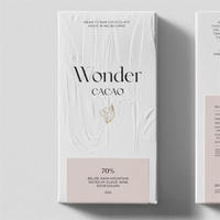 Boîte d'emballage cadeau cosmétique personnalisée en papier recyclable, gaufré à l'or, laminé mat