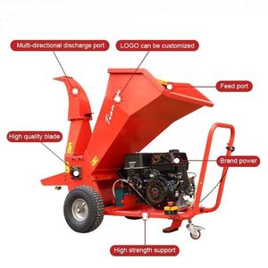 7HP 13HP 15HP <b>Gasoline</b>/Diesel Engine Wood Chipper Tree Branch Shredder Dry Fruit Garden Tree Grass Shredding Machine - Product Image 4