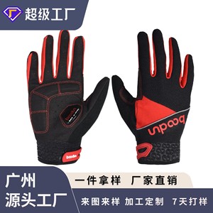 Gants de cyclisme Bodun à doigts entiers, respirants, antidérapants, avec sangle de poignet réglable, pour VTT, conduite en plein air, unisexe, adulte - Product Image 4