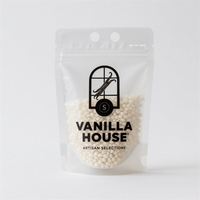 Sacs d'emballage plastique refermables personnalisés avec fermeture éclair, transparents mats, de qualité alimentaire, pochettes verticales avec impression de logo