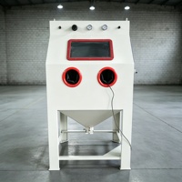 Machine de sablage compacte avec des performances de maniement flexibles pour un nettoyage de précision