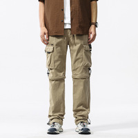 Pantalon cargo pour homme, dernier design, jambes zippées transformables en short, pantalon décontracté adapté à la randonnée et au camping