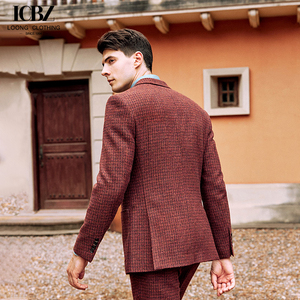 Costume en Laine Personnalisé OEM en Gros pour Hommes – Tenue Décontractée ou Formelle, Costume de Marié Élégant et Ajusté pour Hommes - Product Image 2
