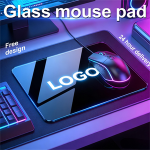 Alfombrilla de Ratón para Juegos de Vidrio Templado Personalizable, Transparente, Negra, Blanca, con Diseños de <span class=keywords><strong>Anime</strong></span> y Dibujos Animados, de Alta Velocidad y Bajo Ruido, en Existencia - Product Image 2