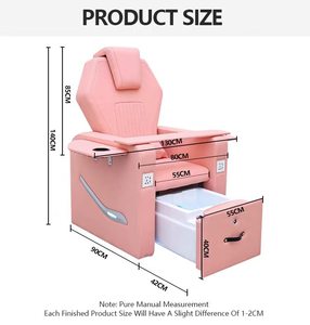 Sillón de Masaje Eléctrico Plegable Multifuncional, Sofá para Terapia y Lavado de Pies, Silla de Salón de Belleza para Uñas y Pestañas - Product Image 5