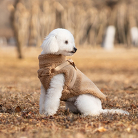 OEM/ODM VPETBR Vente en gros Vêtements de luxe pour chiens en polyester, imperméables, chauds et isolés, doublés polaire, pour anniversaire