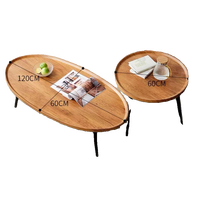 Table basse ronde minimaliste moderne pour petit salon, table d'appoint de style luxueux