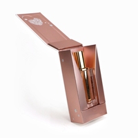 Boîte cadeau cosmétique de luxe avec logo personnalisé, boîte en papier rigide magnétique, emballage écologique pour parfum et flacon