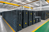 Système de plancher composite à installation rapide avec panneaux de treillis en acier galvanisé pour projets industriels