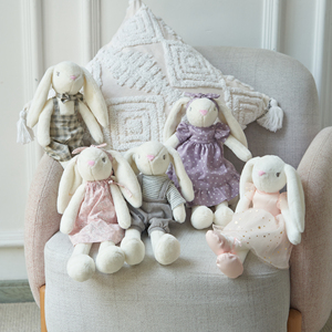 Peluche Lapin Mignon de Haute Qualité pour Enfants, Jouet en Peluche Lapin pour Filles, Lapin aux Longues Oreilles, Décoration de Pâques - Product Image 3