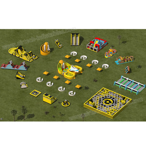En stock, plus grande zone gonflable, parc d'attractions à thème, aire de jeux extérieure, monde amusant pour enfants et adultes - Product Image 1