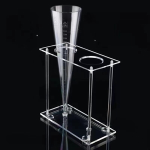 Cono de Sedimentación Imhoff de Plástico de 1000 ml para Uso en <span class=keywords><strong>Laboratorio</strong></span> Científico, Tubo Imhoff / Cono Imhoff con Soporte - Product Image 1